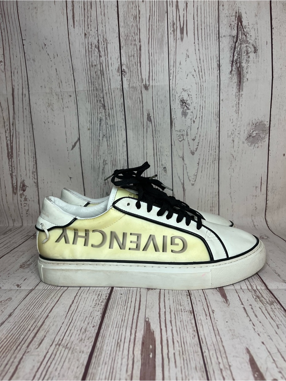 Givenchy City Sport Logo Print Sneakers White/Cream Mens Size 10.5